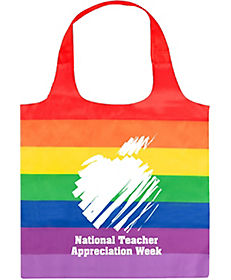 Custom Trade Show & Conference Tote Bags: Rainbow Tote Bag